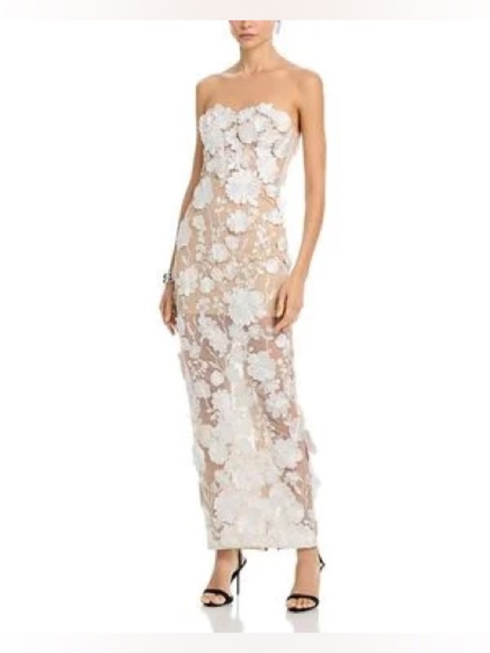AQUA
Long 3D Floral Gown - Exclusive